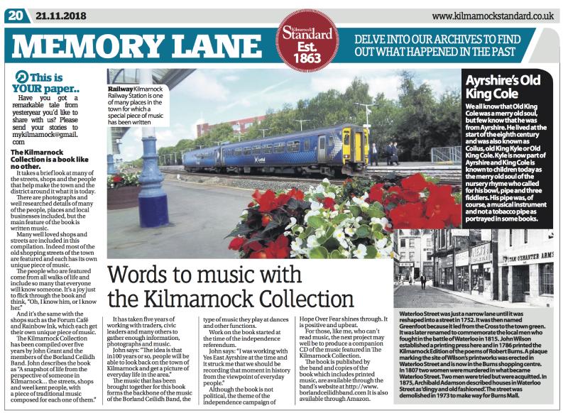 Kilmarnock Standard Article